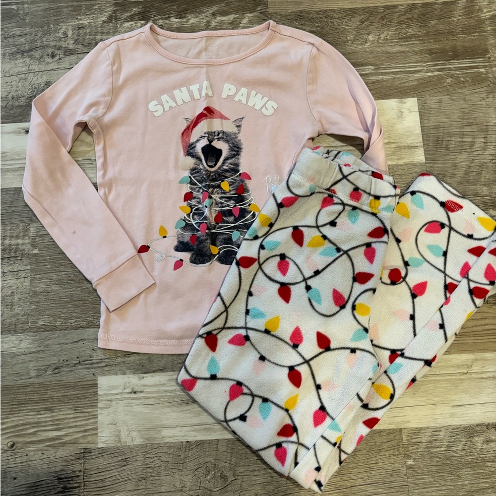 Christmas pajamas size 10